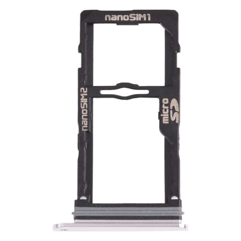 Nano SIM Card Tray + Nano SIM Card Tray / Micro SD Card Tray for LG G8S ThinQ LMG810, LM-G810, LMG81