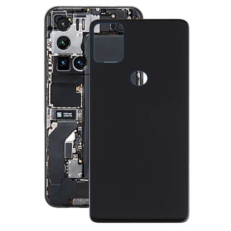 For Alcatel 3X 2020 5061 5061K 5061U Glass Battery Back Cover (Black)