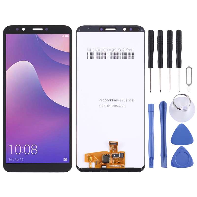 OEM LCD Screen for Huawei Y7 Pro 2018 with Digitizer Full Assembly(White)