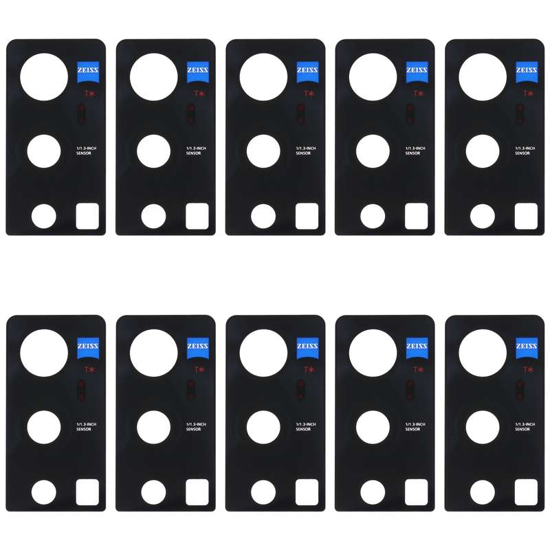 For Vivo X60 Pro+ V2056A 10pcs Back Camera Lens