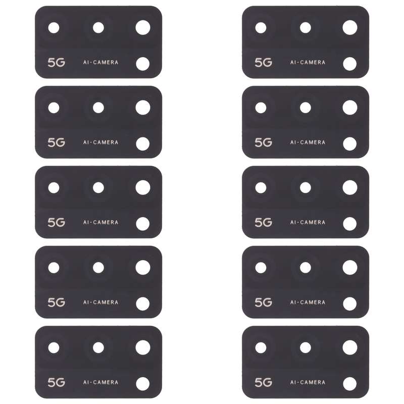 For OPPO A55 5G PEMM00, PEMM20, PEMT00, PEMT20 10pcs Back Camera Lens