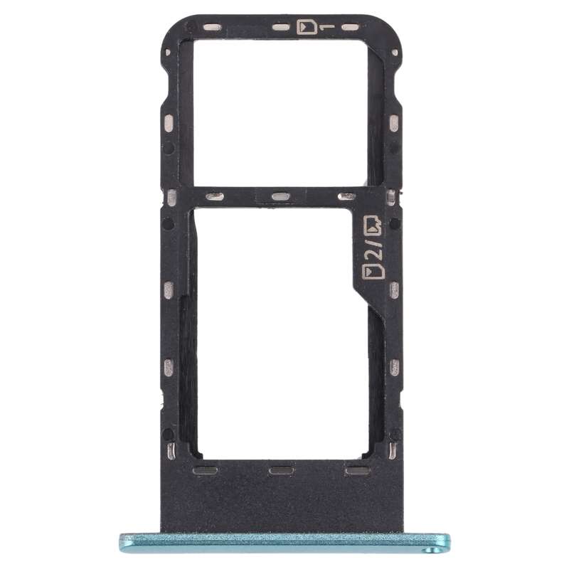 SIM Card Tray + Micro SD Card Tray for ZTE Blade V2020 Smart (Black)
