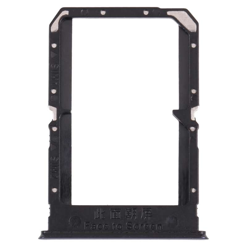 For OPPO Reno5 5G / Find X3 Lite PEGM00 PEGT00 CPH2145 SIM Card Tray + SIM Card Tray(Black)
