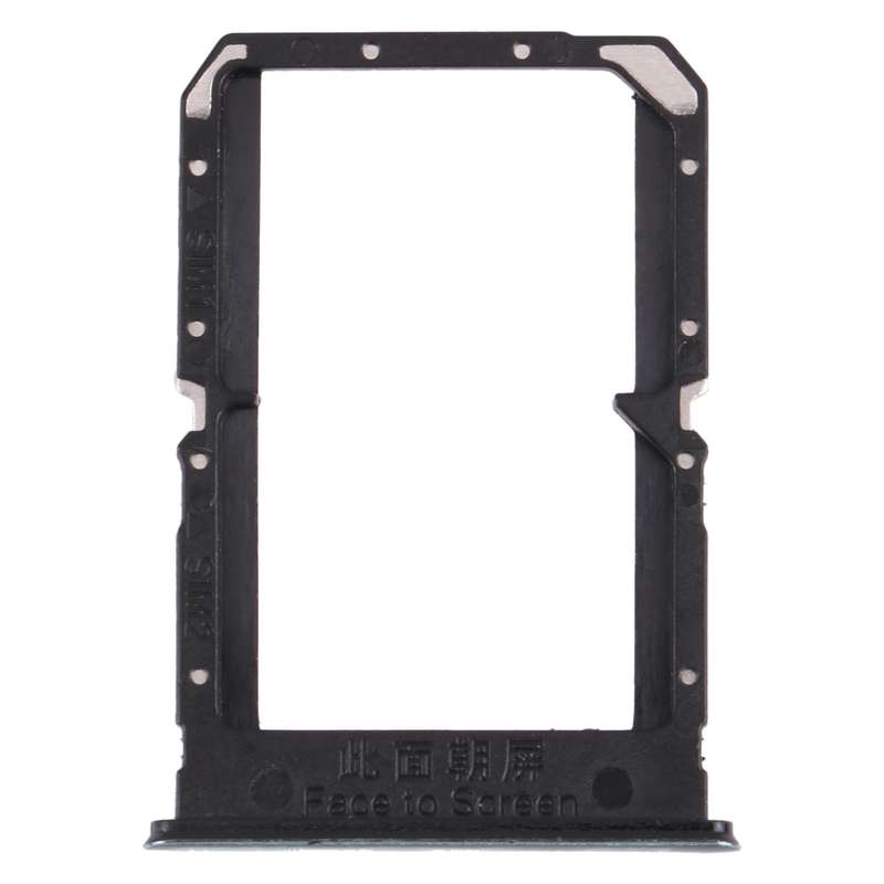 For OPPO Reno5 5G / Find X3 Lite PEGM00 PEGT00 CPH2145 SIM Card Tray + SIM Card Tray(Black)