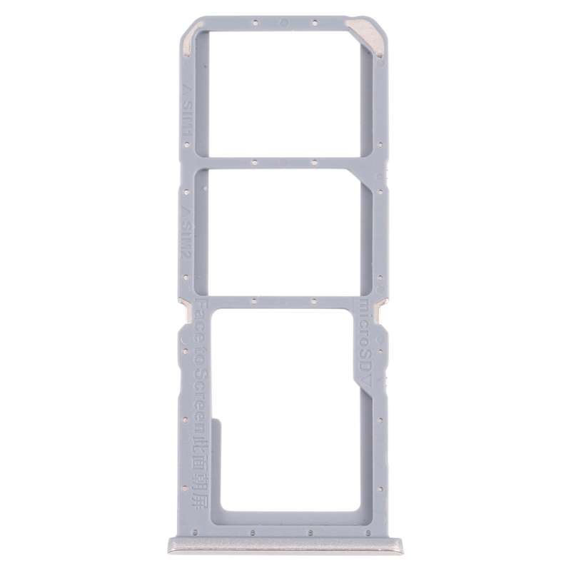 For OPPO A16 / A16S CPH2269 CPH2271 SIM Card Tray + SIM Card Tray + Micro SD Card Tray (Black)