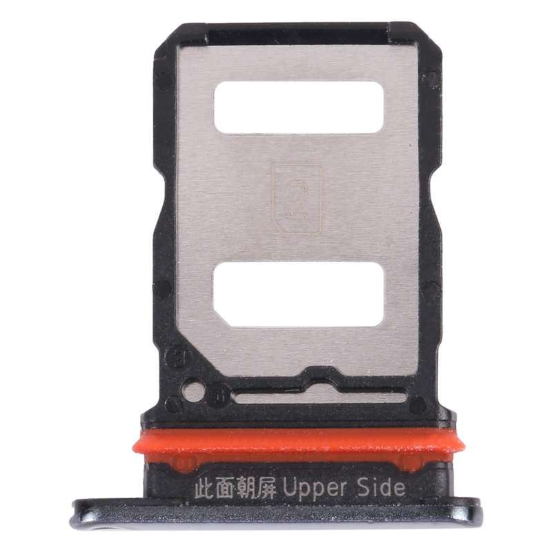 For vivo V21 / V21 5G V2066 V2108 V2050 SIM Card Tray + SIM Card Tray / Micro SD Card Tray (Gold)