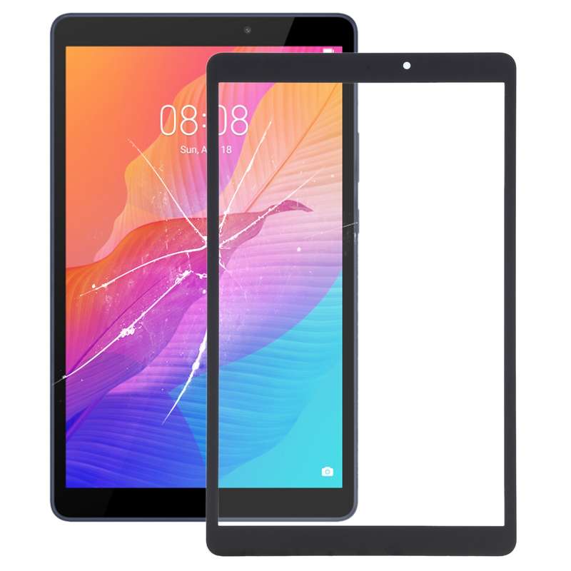 For Huawei MatePad T8 Kobe2-L09, Kobe2-L03, KOB2-L09, KOB2-W09 Front Screen Outer Glass Lens (Black