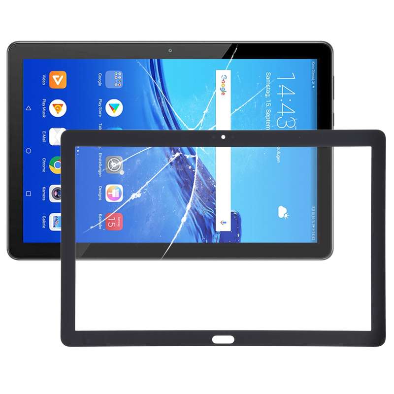 For Huawei MediaPad T5 AGS2-AL03 AGS2-AL09 LTE Front Screen Outer Glass Lens (White)