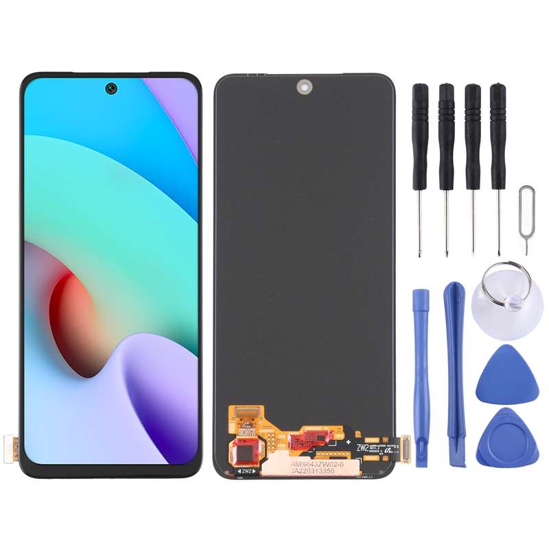 AMOLED Material Original LCD Screen and Digitizer Full Assembly for Xiaomi Redmi Note 11 4G / Redmi