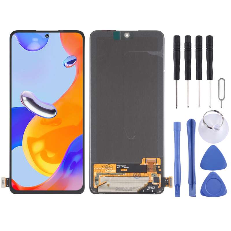 Super AMOLED Material Original LCD Screen and Digitizer Full Assembly for Xiaomi Redmi Note 11 Pro 4
