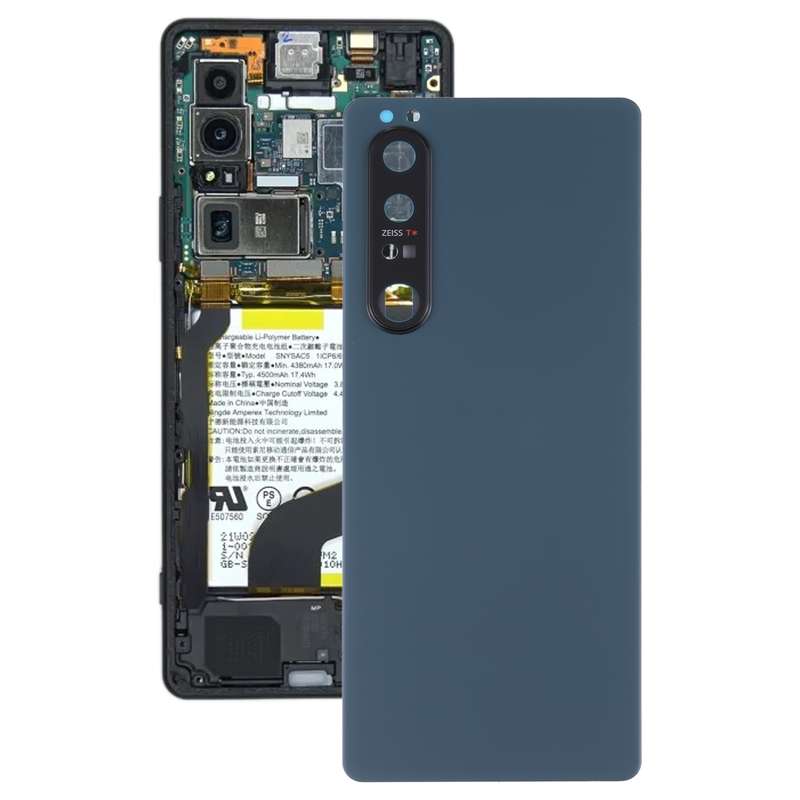 Original Battery Back Cover with Camera Lens for Sony Xperia 1 III(Black)