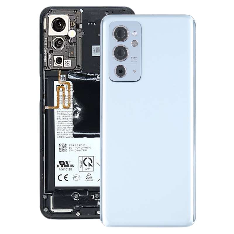 For OnePlus 9RT 5G MT2110 MT2111 Original Glass Battery Back Cover with Camera Lens (Blue)