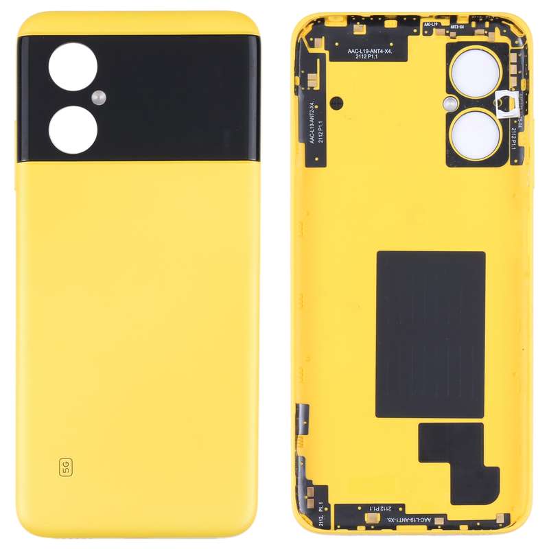 Original Battery Back Cover for Xiaomi Poco M4 5G / Poco M4 5G (India) / Redmi Note 11R(Black)