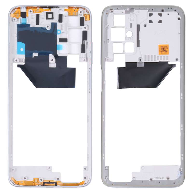 Middle Frame Bezel Plate for Xiaomi Redmi 10/Redmi 10 Prime/Redmi Note 11 4G/Redmi 10 2022(Grey)
