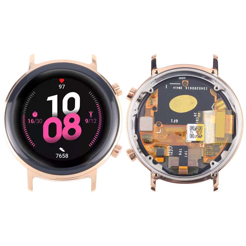Original LCD Screen and Digitizer Full Assembly With Frame for Huawei Watch GT 2 42mm(Black)