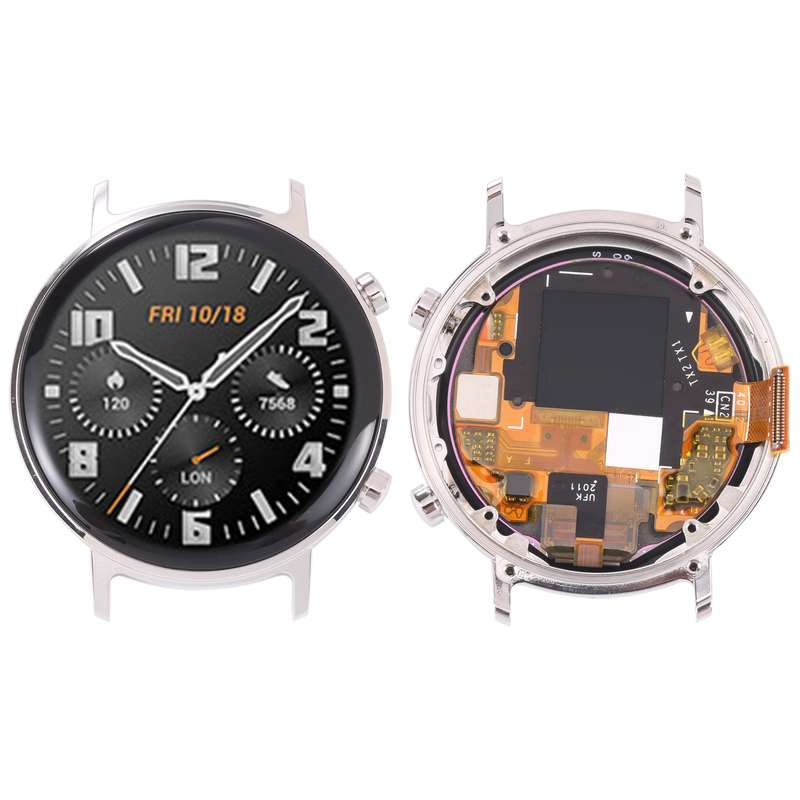 Original LCD Screen and Digitizer Full Assembly With Frame for Huawei Watch GT 2 42mm(Black)