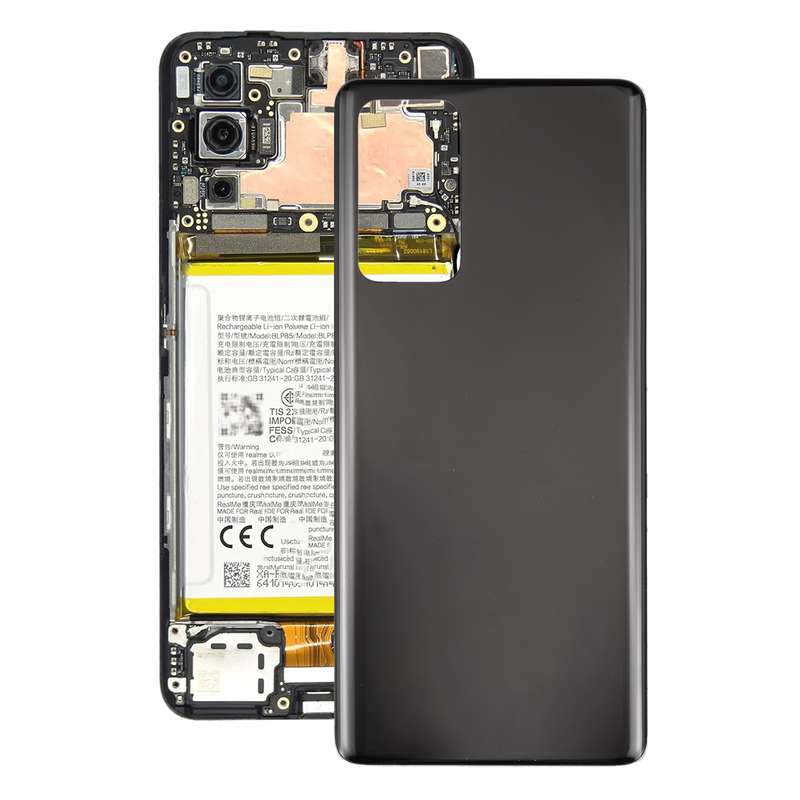 For OPPO Realme X7 Pro Ultra Original Battery Back Cover (Black)