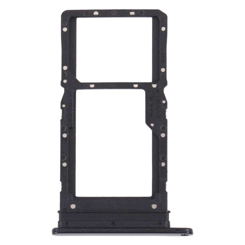 SIM Card Tray + SIM Card Tray / Micro SD Card Tray for Honor Play 30 Plus(Black)