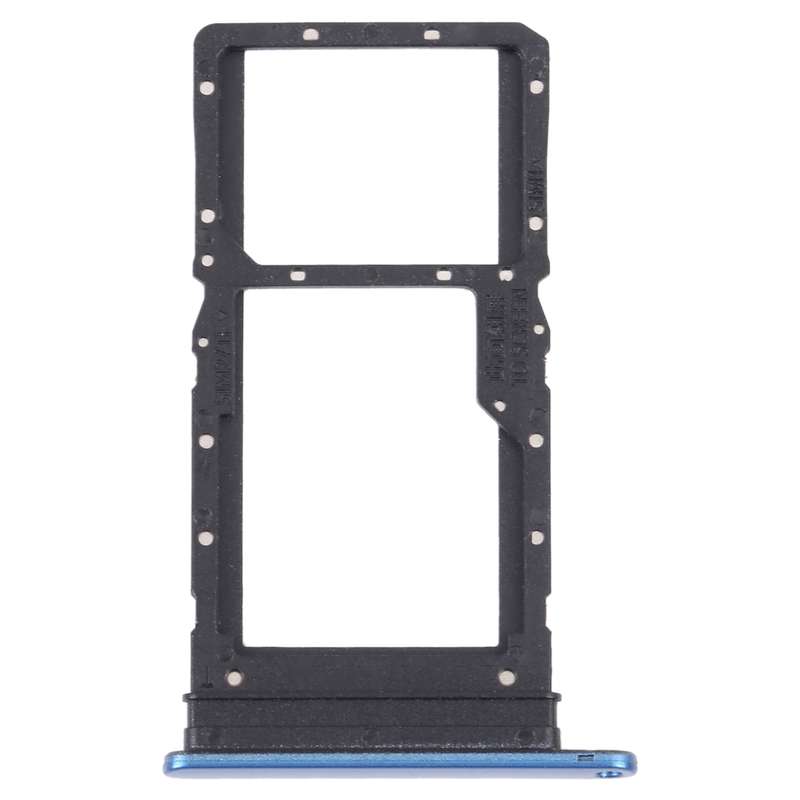 SIM Card Tray + SIM Card Tray / Micro SD Card Tray for Honor Play 30 Plus(Black)