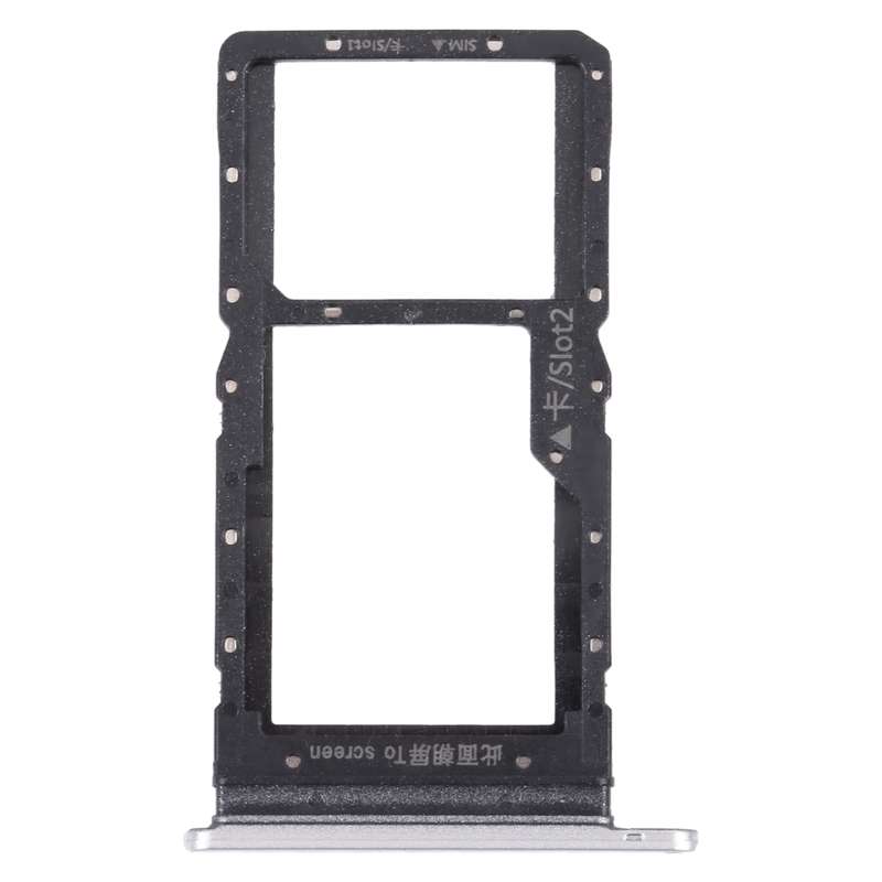 SIM Card Tray + SIM Card Tray / Micro SD Card Tray for Honor Play 20 (Black)
