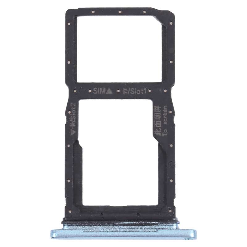 SIM Card Tray + SIM Card Tray / Micro SD Card Tray for Honor 9X (Black)