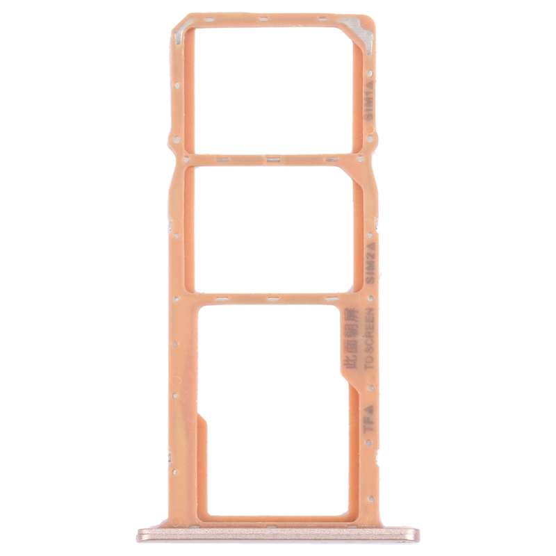 SIM Card Tray + SIM Card Tray + Micro SD Card Tray for Honor Play 8(Blue)