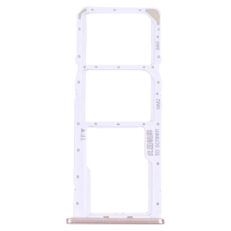 SIM Card Tray + SIM Card Tray + Micro SD Card Tray for Honor 7C (Black)