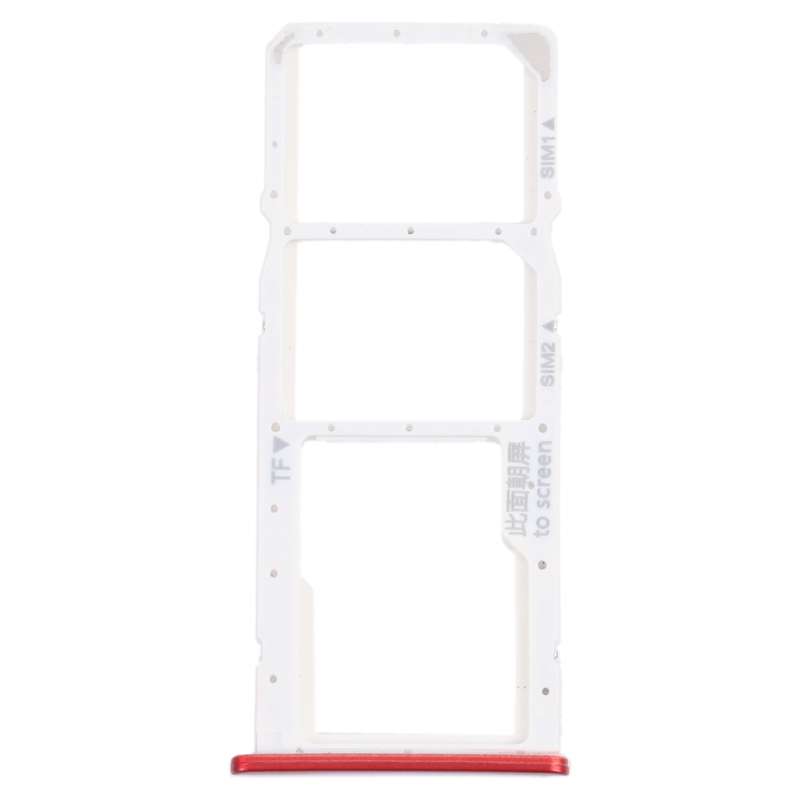 SIM Card Tray + SIM Card Tray + Micro SD Card Tray for Honor 7C (Black)