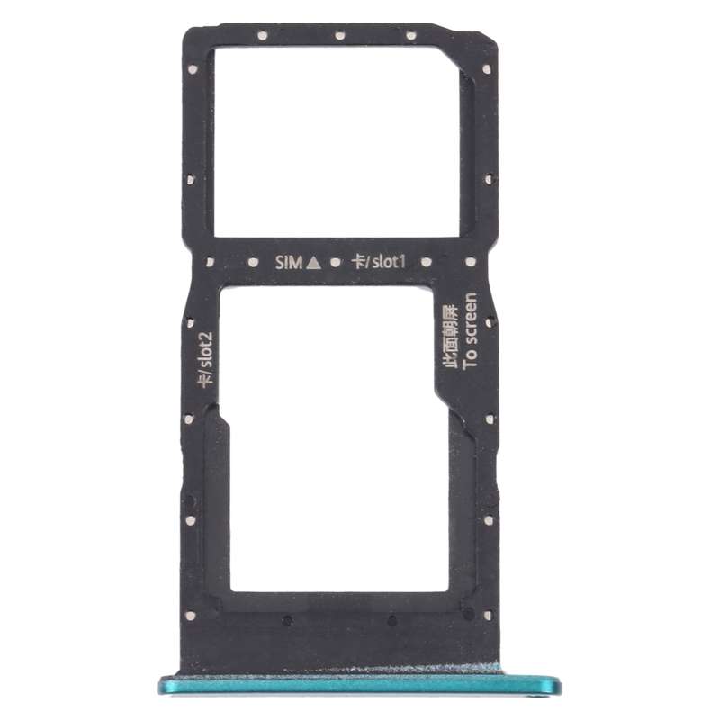 SIM Card Tray + SIM Card Tray / Micro SD Card Tray for Huawei Nova Y60 (Black)