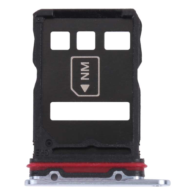 SIM Card Tray + NM Card Tray for Huawei P50 Pro+ (Black)