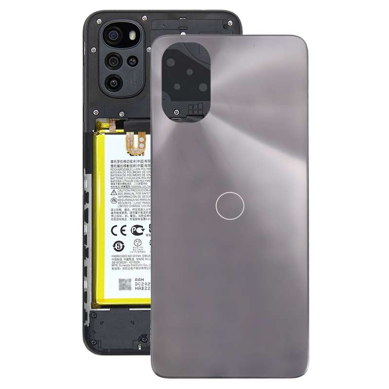 Original Battery Back Cover for Motorola Moto G22(Black)