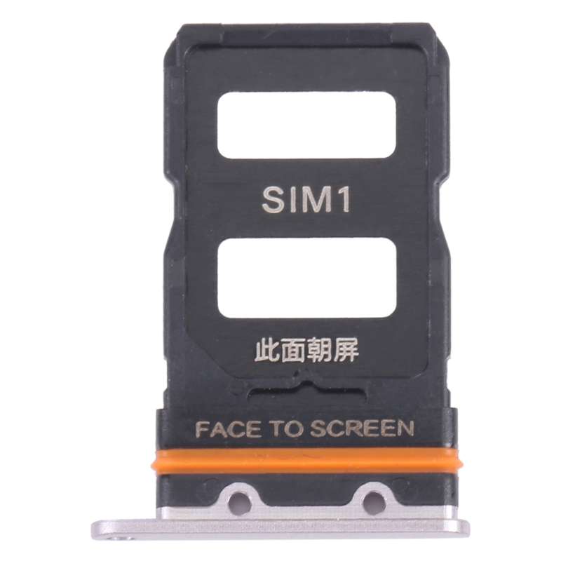 SIM Card Tray + SIM Card Tray for Xiaomi 12/12X(Black)