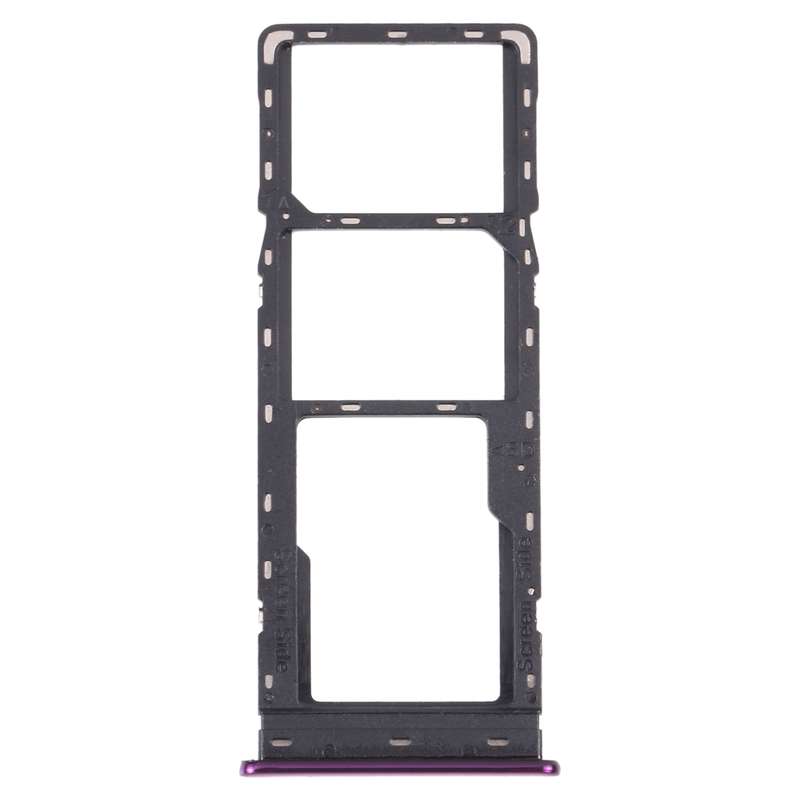 For Xiaomi Redmi 12C SIM Card Tray + SIM Card Tray + Micro SD Card Tray (Blue)