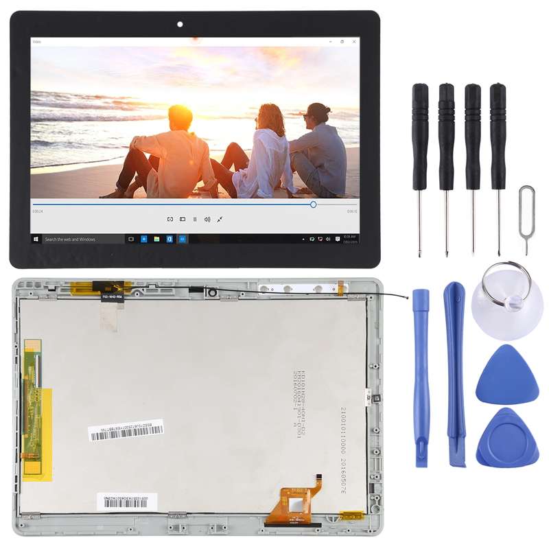 OEM LCD Screen for Lenovo Ideapad Miix 300-10IBY Digitizer Full Assembly with Frame (Black)