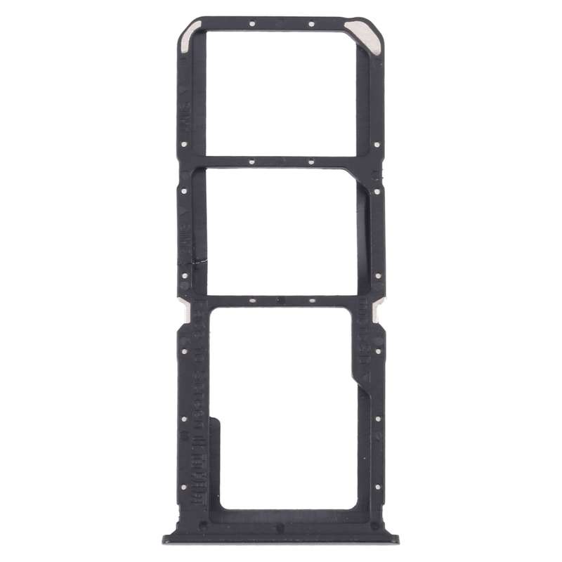 For OPPO A95 4G/Reno6 Lite SIM Card Tray + SIM Card Tray + Micro SD Card Tray (Silver)