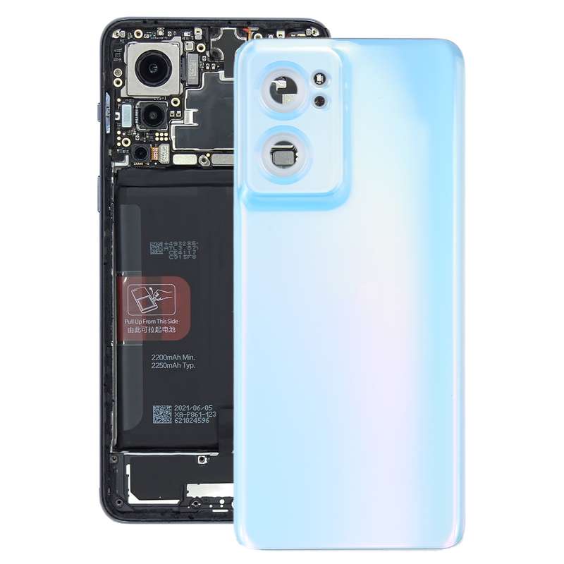 For OnePlus Nord CE 2 5G IV2201 Battery Back Cover(Silver)