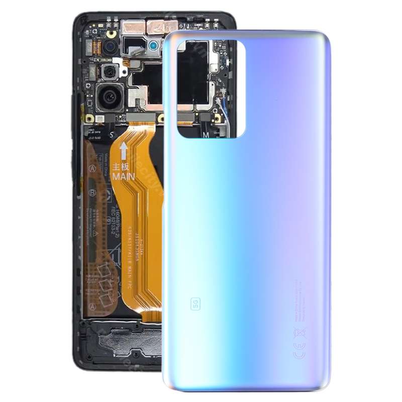 Glass Battery Back Cover for Xiaomi 11T/11T Pro(White)