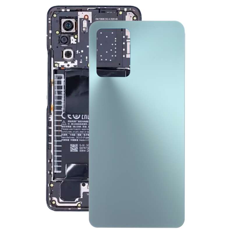 Glass Battery Back Cover for Xiaomi Redmi K40s(Black)