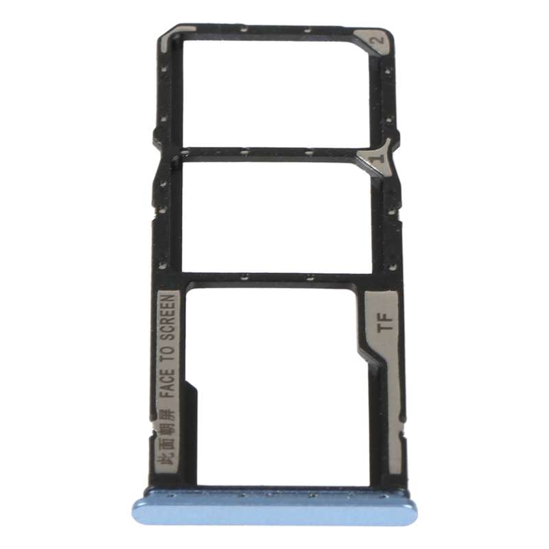 SIM Card Tray + SIM Card Tray + Micro SD Card Tray For Xiaomi Redmi Note 11E (Black)