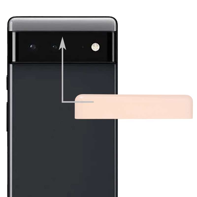 Front Upper Top Back Cover for Google Pixel 6 Pro (Black)