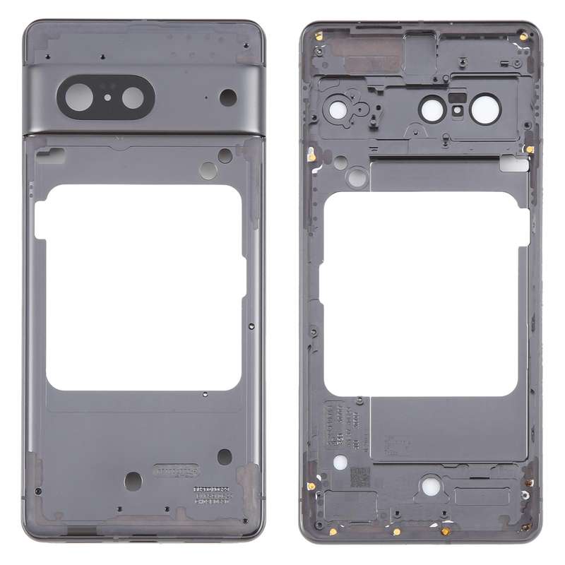 For Google Pixel 7 Front Housing LCD Frame Bezel Plate(Black)
