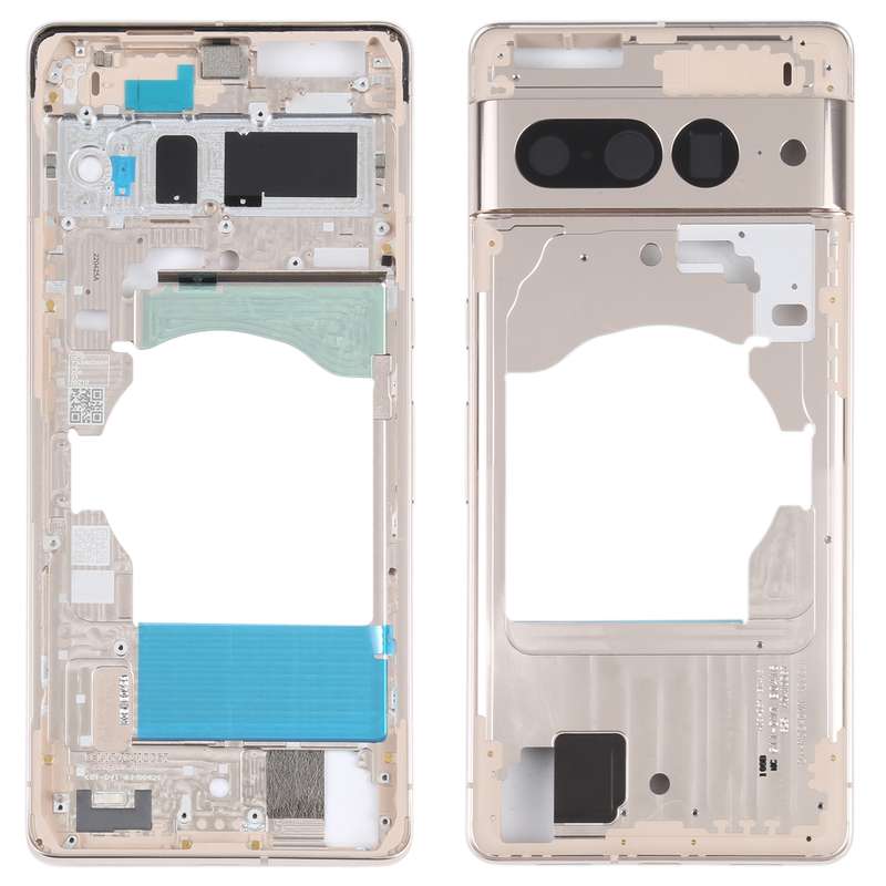 For Google Pixel 7 Front Housing LCD Frame Bezel Plate(Black)
