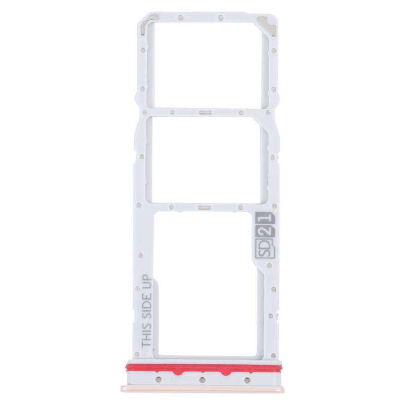 For Motorola Moto G32 SIM Card Tray + SIM Card Tray + Micro SD Card Tray (Gold)