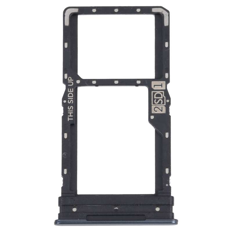 For Motorola Moto G82 5G SIM Card Tray + SIM / Micro SD Card Tray (Black)