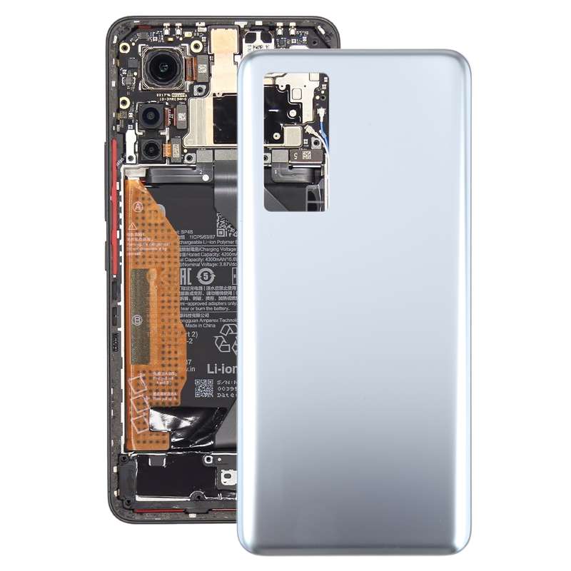 For Xiaomi Redmi K50 Ultra Original Battery Back Cover(Silver)