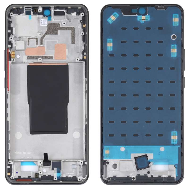 For Xiaomi Redmi K50 Ultra / 12T / 12T Pro Original Front Housing LCD Frame Bezel Plate(Black)