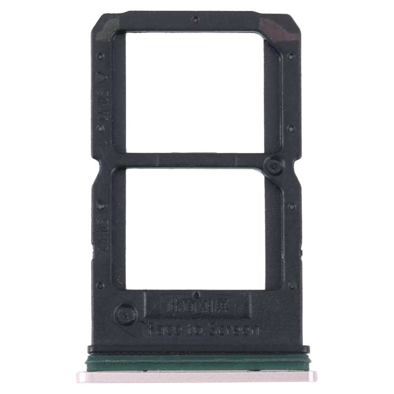 For OPPO Reno SIM Card Tray + SIM / Micro SD Card Tray (Black)