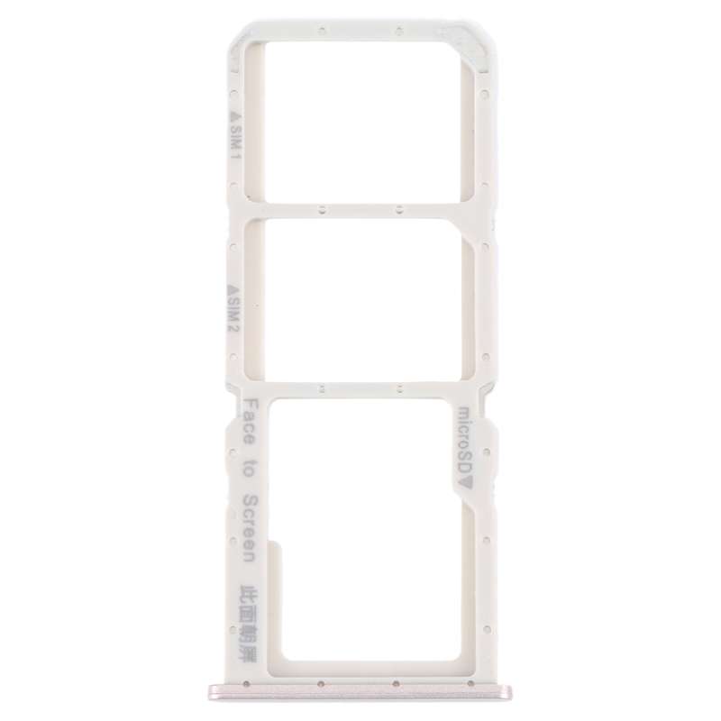 For OPPO A73 4G / F17 / A93 4G / A73 5G SIM Card Tray + SIM Card Tray + Micro SD Card Tray (Black)