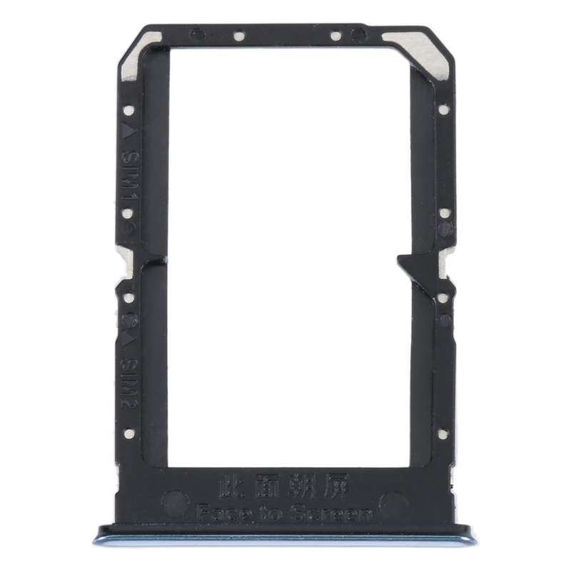 For OPPO Reno5 4G SIM Card Tray + SIM Card Tray(Black)
