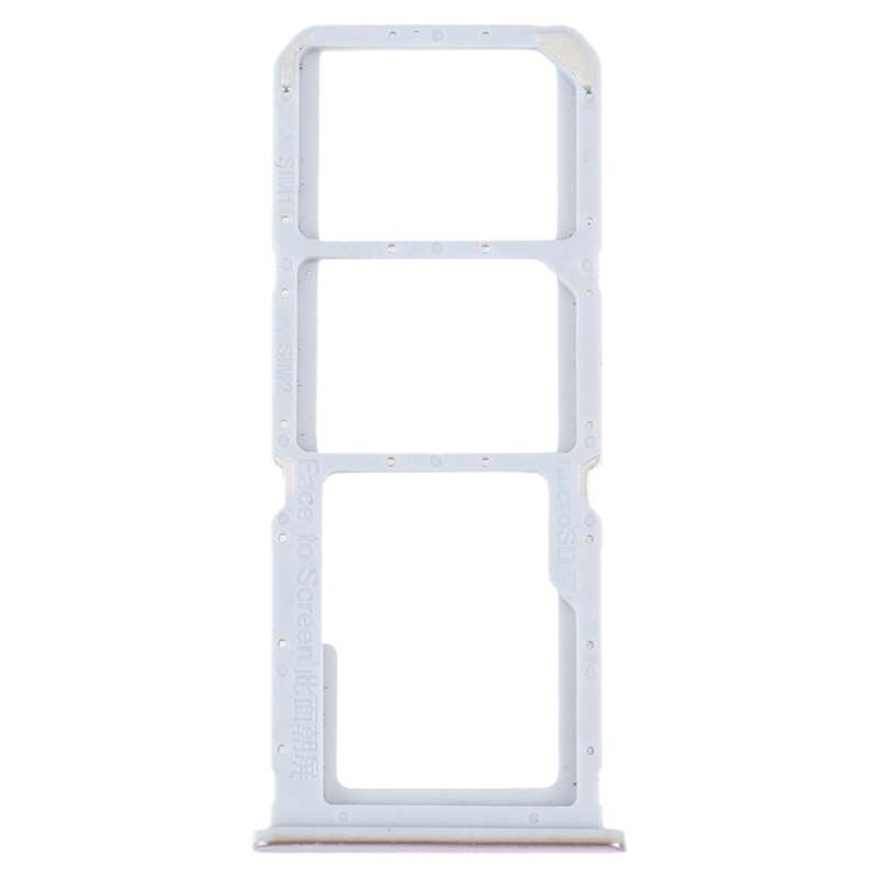 For OPPO A55 5G / A53S 5G SIM Card Tray + SIM Card Tray + Micro SD Card Tray (Black)